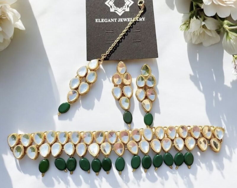 Double layer set green