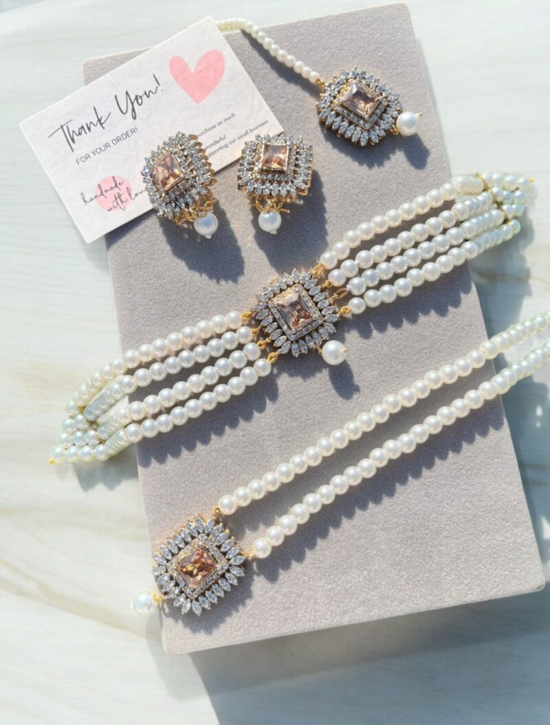 Jennifer choker set with mala