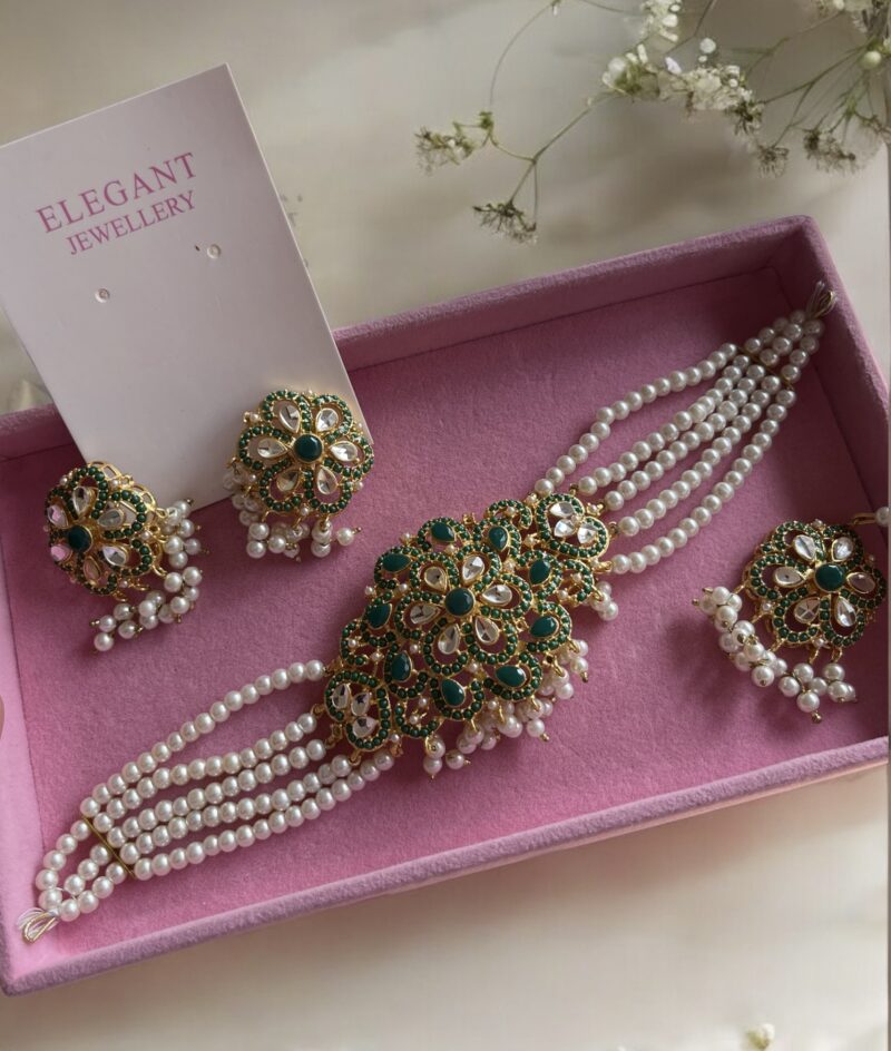 Gull lala choker set green