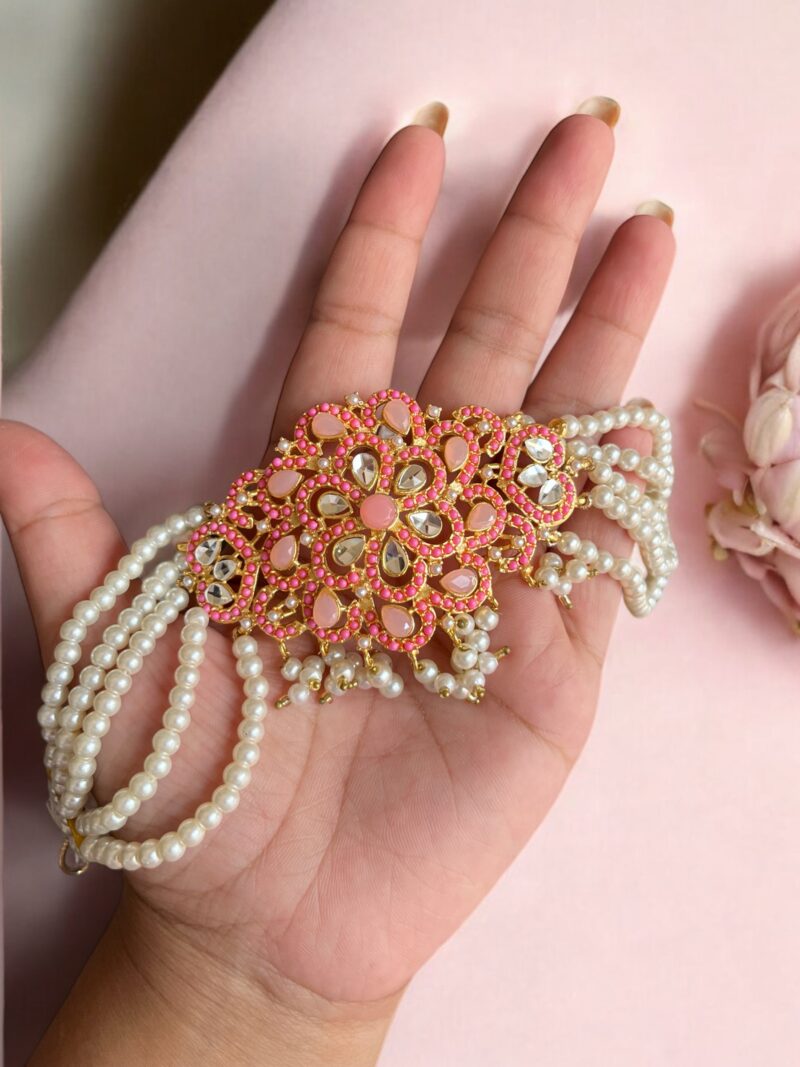 Gull lala choker set pink