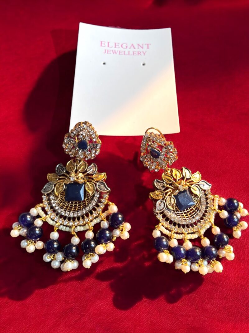 Liza earrings blue