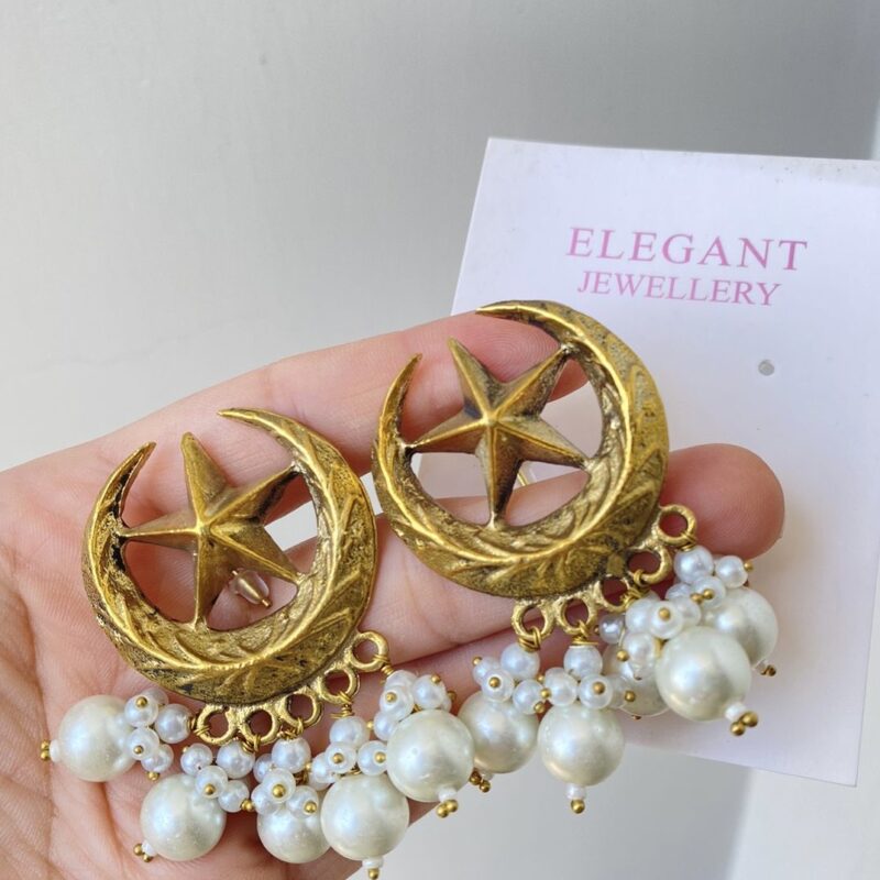 Afghani Chand Earrings