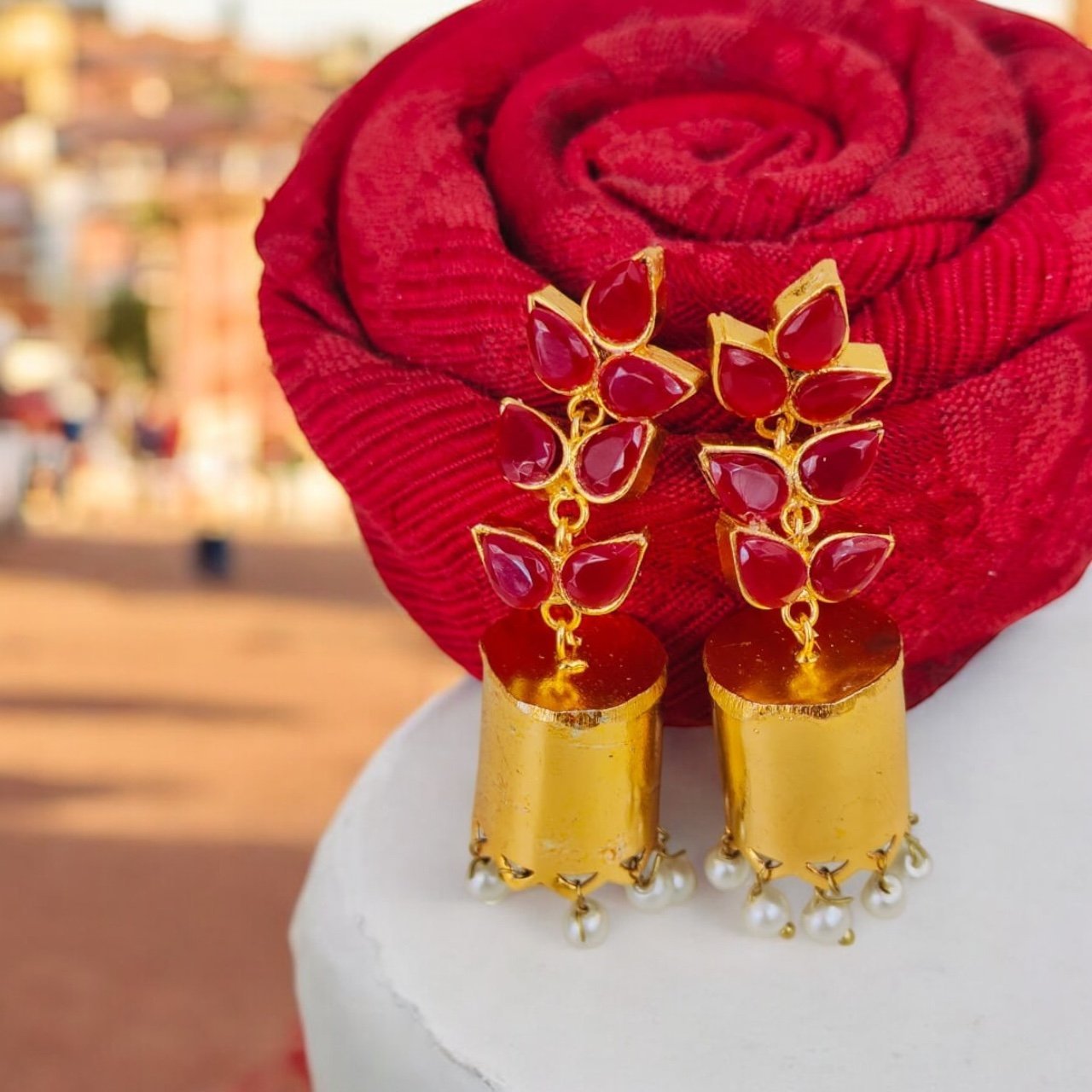 Leafy Jhumki