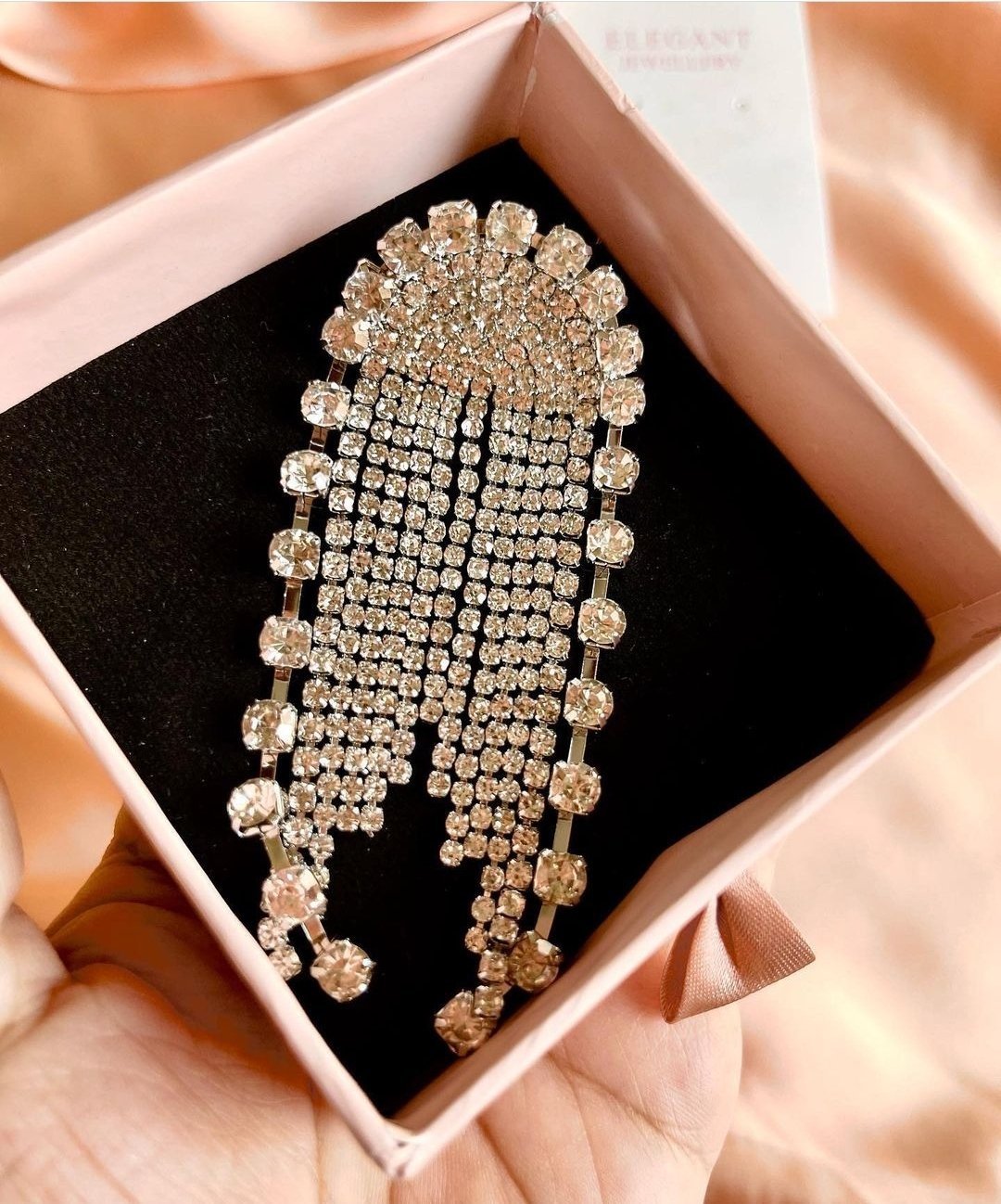 Silver earrings