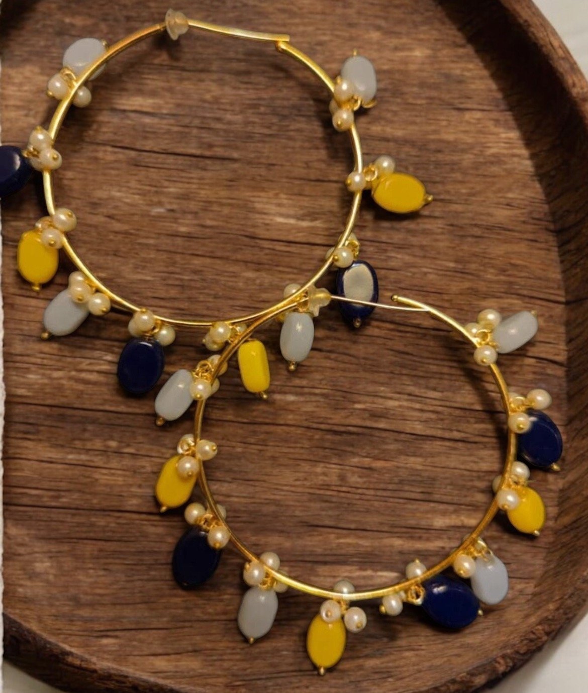 pearl hoops