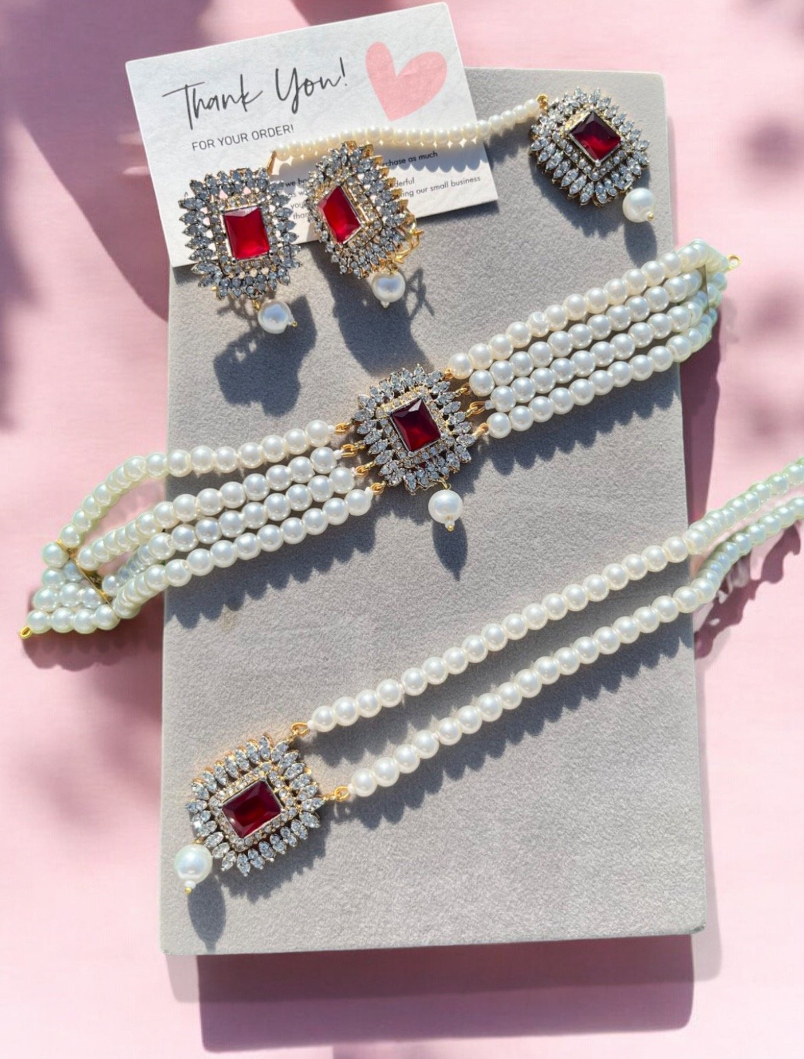 Jennifer choker set with mala