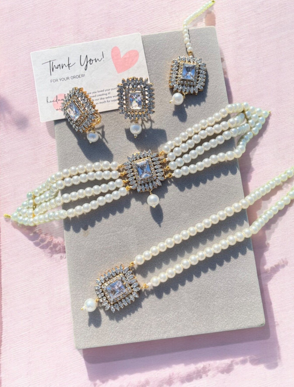 Jennifer choker set with mala