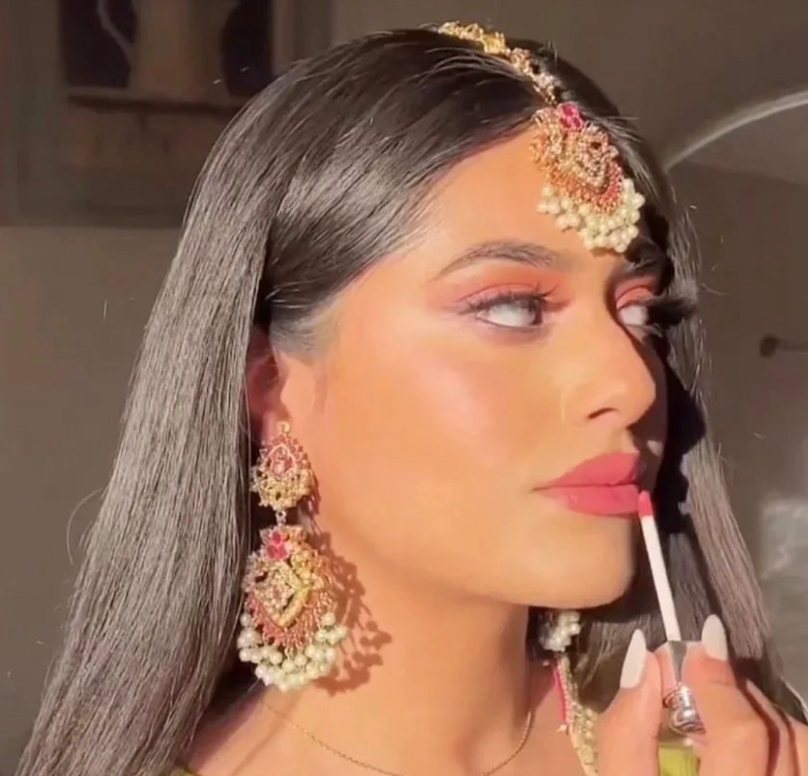 Anarkali earring tikka