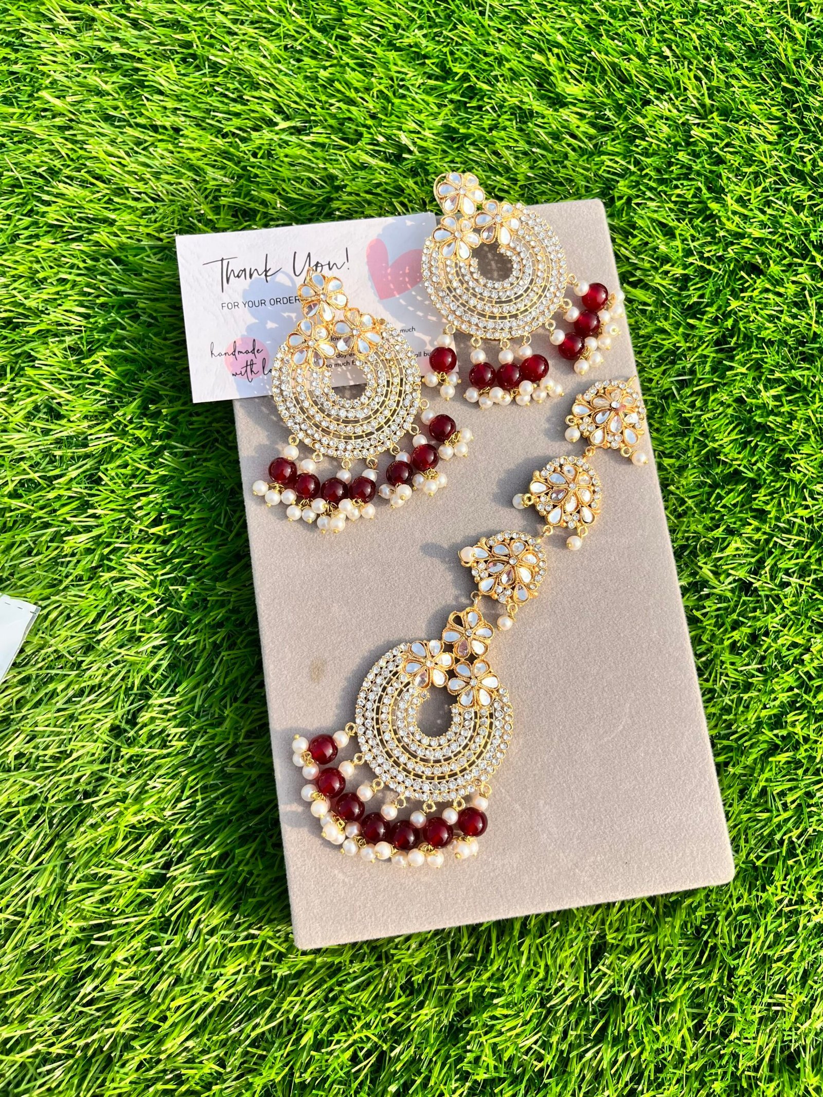 Dua earring tikka