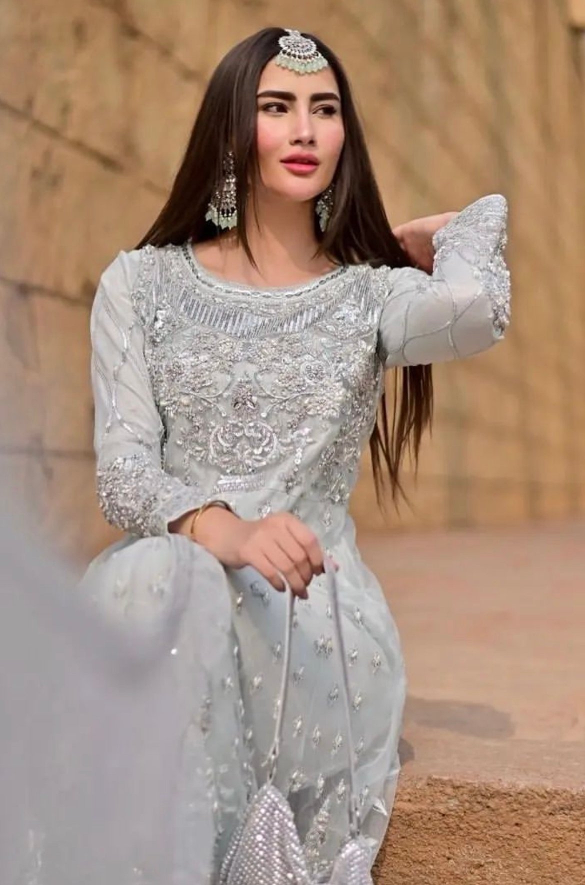 Neelum earring tikka